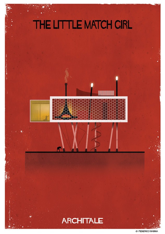 Architale by Federico Babina Brings Fairytale in Architecture Illustrations